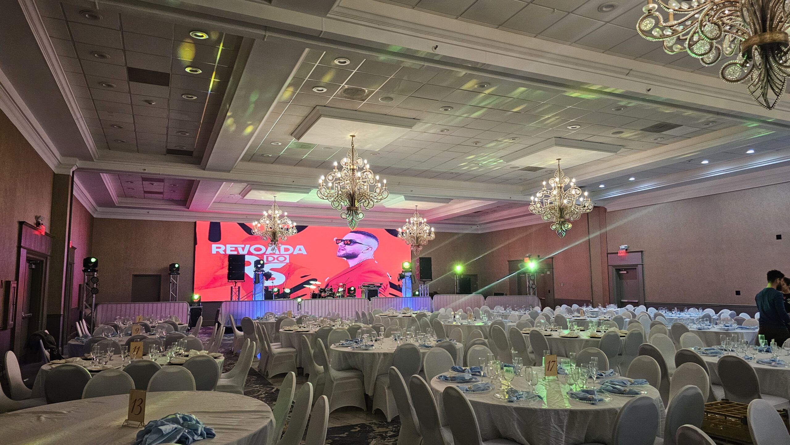 Grand hotel lobby interior